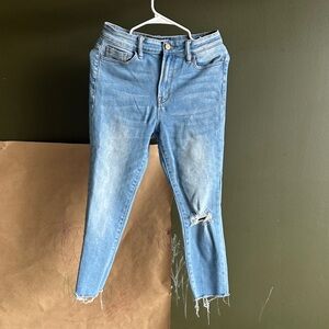 Distressed Blue Women's Jeans